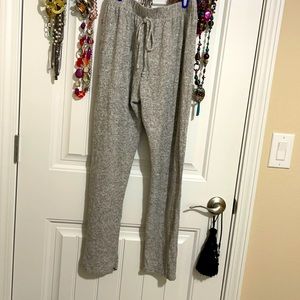 Caution to the wind gray soft lounge pants sm—new